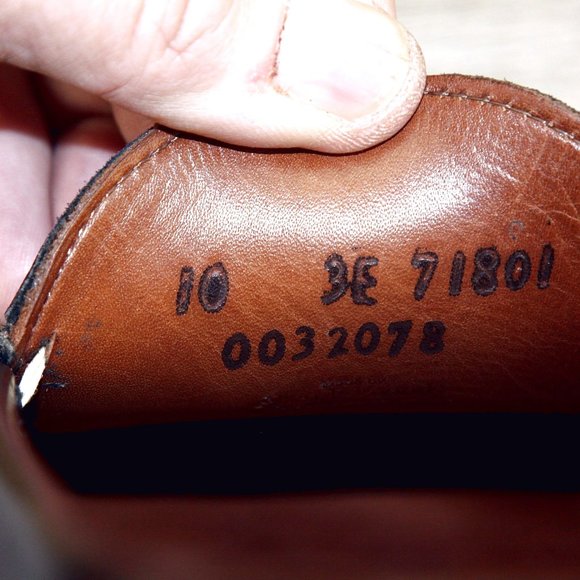 Allen Edmonds BOULDER 10 EEE Wide Black/Brown * new Bags (add $15 new Trees) main image 5